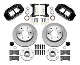 Wilwood - Kit de frenos delanteros grandes Chevy/GMC C10 1963-1986, forjados, angostos, Superlite 6R (buje de 6 x 5,50 y rotor de 2 piezas), rotores de 12,19 pulgadas