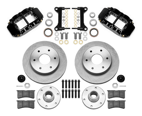 Wilwood - Kit de frenos delanteros grandes Chevy/GMC C10 1963-1986, forjados, angostos, Superlite 6R (buje de 6 x 5,50 y rotor de 2 piezas), rotores de 12,19 pulgadas