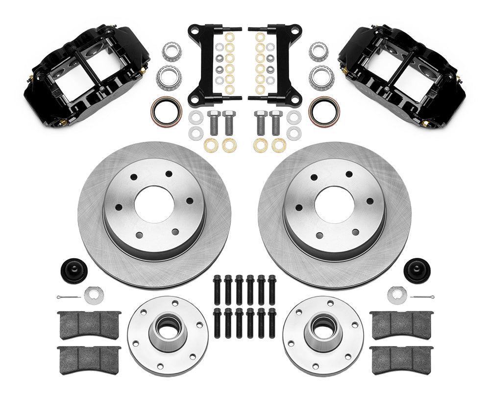 Wilwood - 1963-1986 Chevy/GMC C10 Front Big Brake Kit Forged Narrow Superlite 6R (6 x 5.50 Hub and 2PC Rotor) - 12.19-Inch Rotors