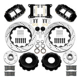 Wilwood - Kit de frenos delanteros grandes Chevy/GMC C10 1963-1986, forjados, angostos, Superlite 6R (buje de 6 x 5,50 y rotor de 2 piezas), rotores de 14 pulgadas