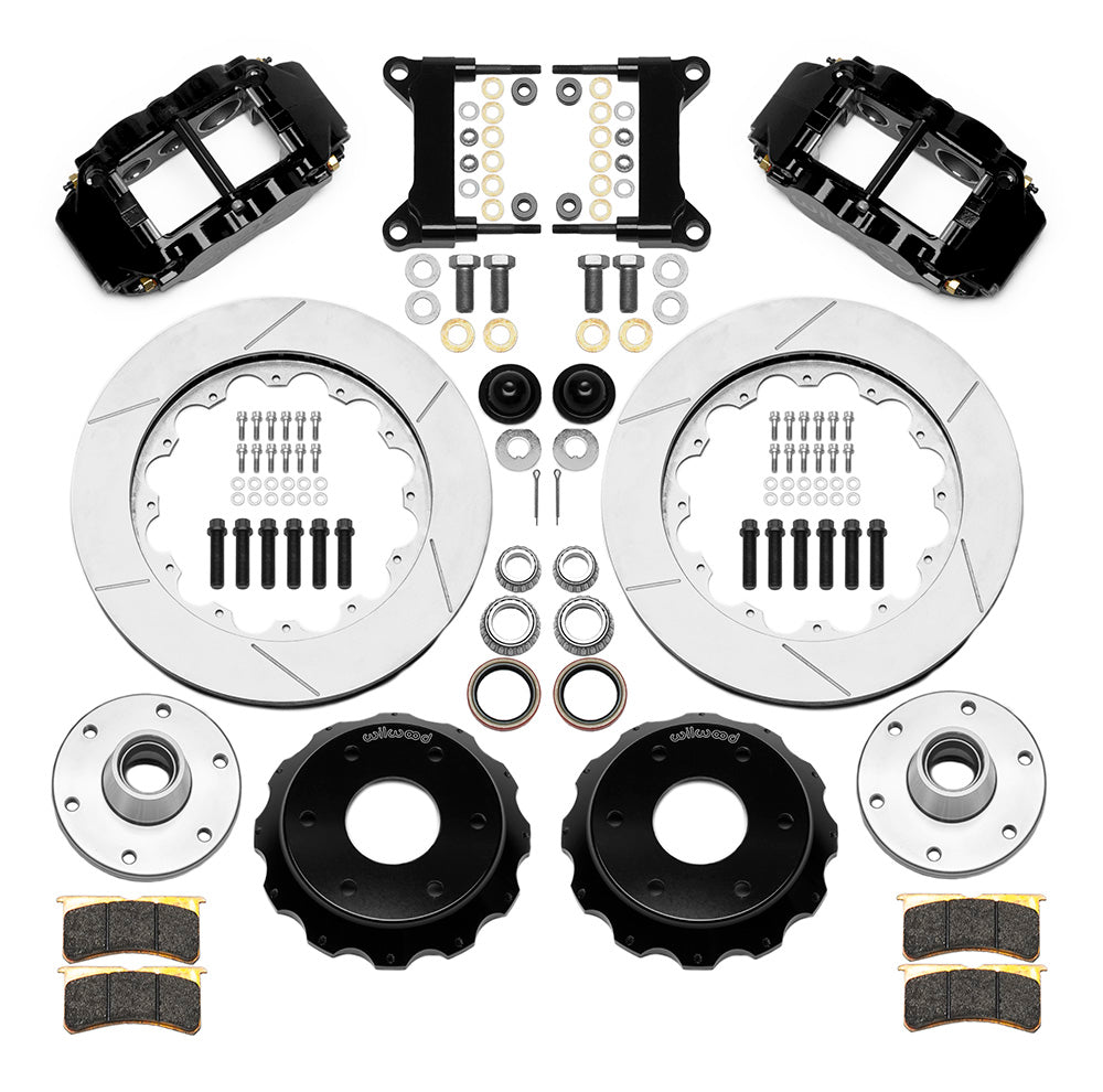 Wilwood - 1963-1986 Chevy/GMC C10 Front Big Brake Kit Forged Narrow Superlite 6R (6 x 5.50 Hub and 2PC Rotor) - 14-Inch Rotors