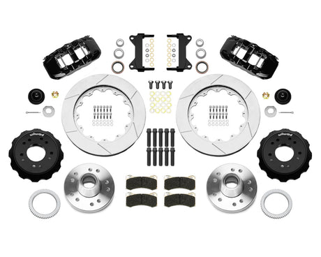 Wilwood - Kit de freno delantero grande AERO6 para Chevy/GMC C1500-OBS 1988-1999 - Diámetro del rotor: 14 pulgadas