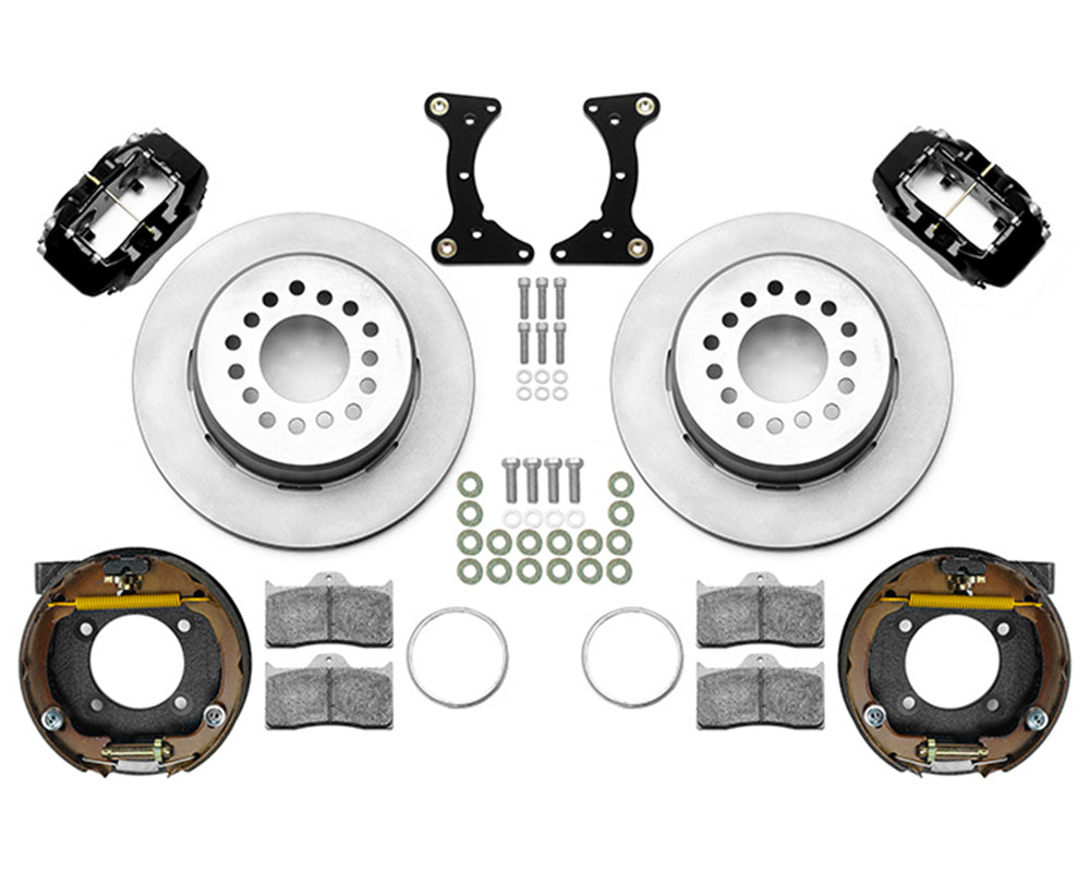 Wilwood - Chevy S10 Axle Forged Dynalite Rear Parking Brake Kit - 12.19-Inch Rotors