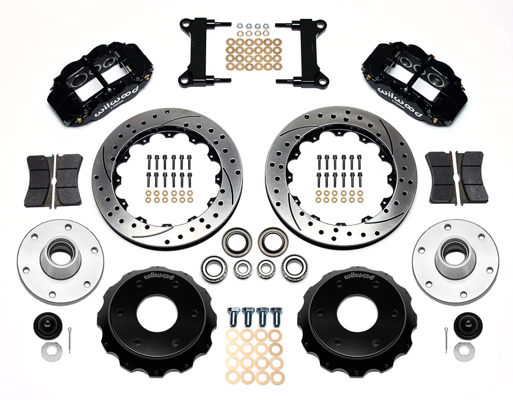 Wilwood - 1963-1986 Chevy/GMC C10 Front Big Brake Kit Forged Narrow Superlite 6R (6 x 5.50 Hub and 2PC Rotor) For CPP/Ridetech Spindles - 13.06-Inch Rotors