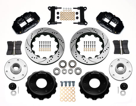 Wilwood - Kit de frenos delanteros grandes Chevy/GMC C10 1973-1986, forjados, angostos, Superlite 6R, para ejes DSE, rotores de 13,06 pulgadas