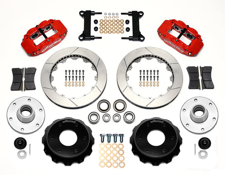 Wilwood - Kit de frenos delanteros grandes Chevy/GMC C10 1973-1986, forjados, angostos, Superlite 6R, para ejes DSE, rotores de 13,06 pulgadas