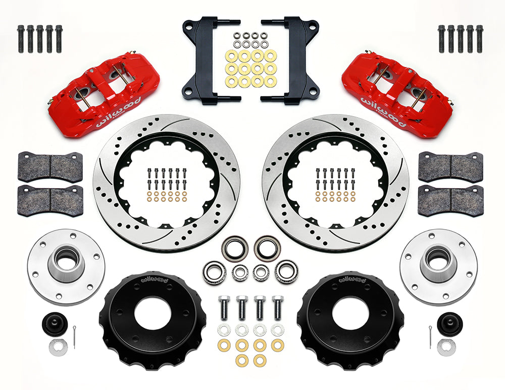 Wilwood - 1963-1986 Chevy/GMC C10 Front Big Brake Kit AERO6 (6 x 5.50 Hub and 2PC Rotor) For CPP/Ridetech Spindles - 14-Inch Rotors