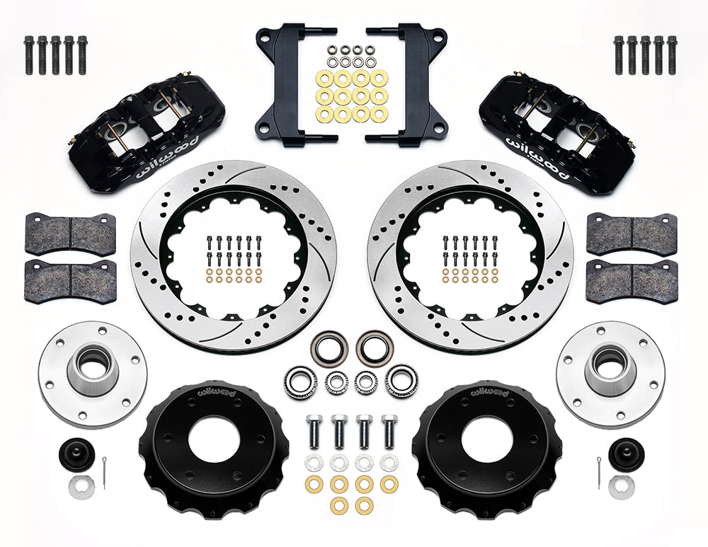 Wilwood - 1963-1986 Chevy/GMC C10 Front Big Brake Kit AERO6 (6 x 5.50 Hub and 2PC Rotor) For CPP/Ridetech Spindles - 14-Inch Rotors
