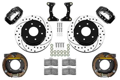 Wilwood - Kit de freno trasero grande para Chevy/GMC C10 1963-1986, Dynlite forjado (rotor de 6 x 5,50), rotores de 12,19 pulgadas