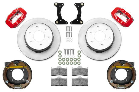 Wilwood - Kit de freno trasero grande para Chevy/GMC C10 1963-1986, Dynlite forjado (rotor de 6 x 5,50), rotores de 12,19 pulgadas