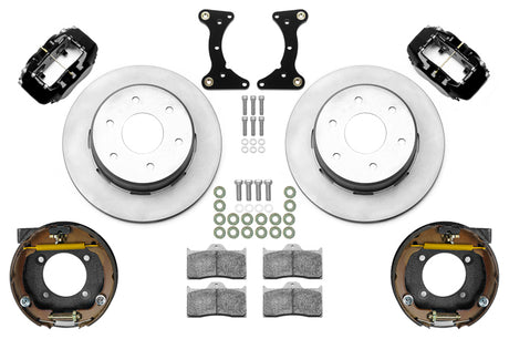 Wilwood - Kit de freno trasero grande para Chevy/GMC C10 1963-1986, Dynlite forjado (rotor de 6 x 5,50), rotores de 12,19 pulgadas