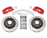 Wilwood - Kit de frenos delanteros grandes AERO6-DM para Chevy/GMC Silverado 1500 1999-2018 - Rotores de 13,36 pulgadas
