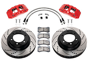 Wilwood - 2003-2014 Lexus GX460 & GX470 | 2003-2023 Toyota 4Runner, FJ Cruiser, Tacoma  AERO6-DM Direct-Mount Truck Front Brake Kit - 13.31 Inches