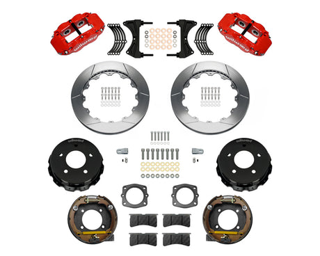 Wilwood - Kit de freno de estacionamiento trasero forjado Superlite 4R Big Brake para Chevy/GMC C1500-OBS 1988-1998 - Rotores de 12,88 pulgadas