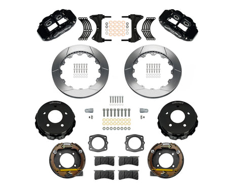Wilwood - Kit de freno de estacionamiento trasero forjado Superlite 4R Big Brake para Chevy/GMC C1500-OBS 1988-1998 - Rotores de 12,88 pulgadas