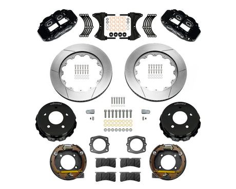 Wilwood - Kit de freno de estacionamiento trasero forjado Superlite 4R Big Brake para Chevy/GMC C1500-OBS 1988-1998 - Rotores de 14 pulgadas