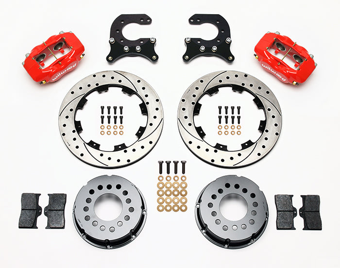 Wilwood - 10/12 Bolt - 2.91 Offset - Forged Dynalite Pro Series Rear Brake Kit - 12.19 Inch - Rear Caliper Mounting