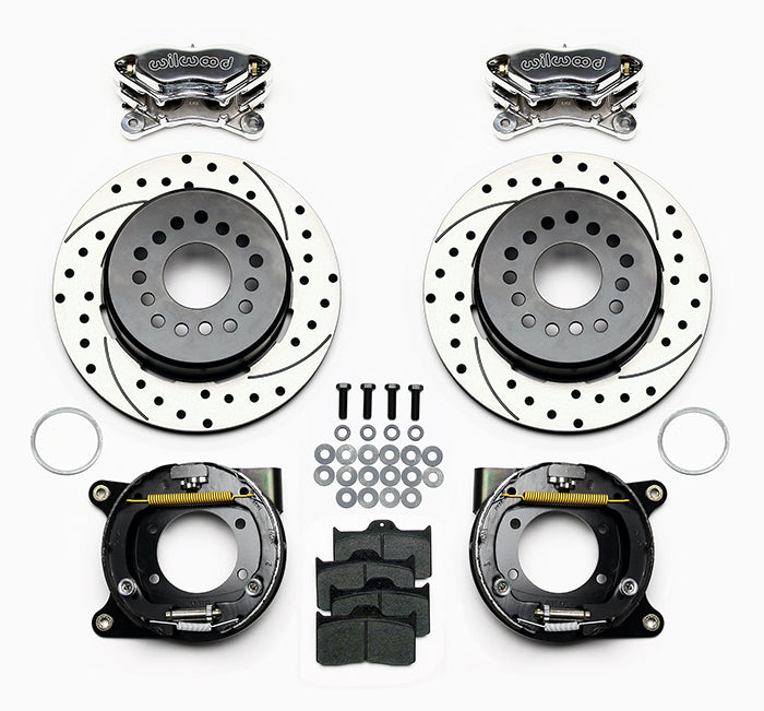 Wilwood - 10/12 Bolt - 2.75 - 2.81 Offset - Forged Dynalite Rear Parking Brake Kit - 12.19 Inch - Rear Caliper Mounting