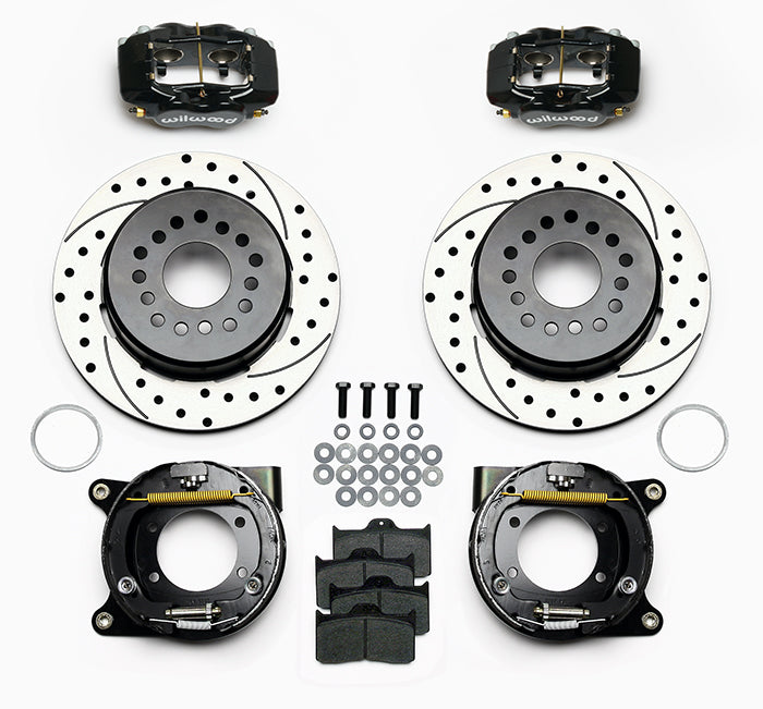 Wilwood - 10/12 Bolt - 2.75 - 2.81 Offset - Forged Dynalite Rear Parking Brake Kit - 12.19 Inch - Rear Caliper Mounting