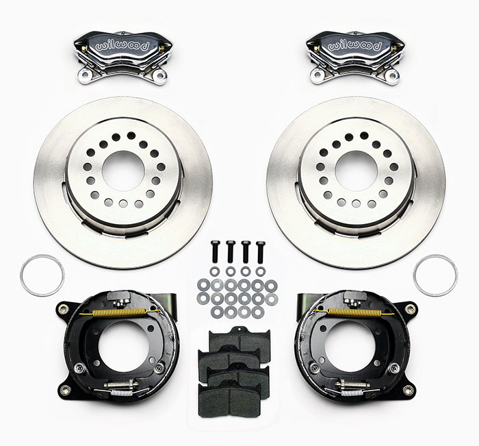 Wilwood - 10/12 Bolt - 2.75 - 2.81 Offset - Forged Dynalite Rear Parking Brake Kit - 12.19 Inch - Rear Caliper Mounting
