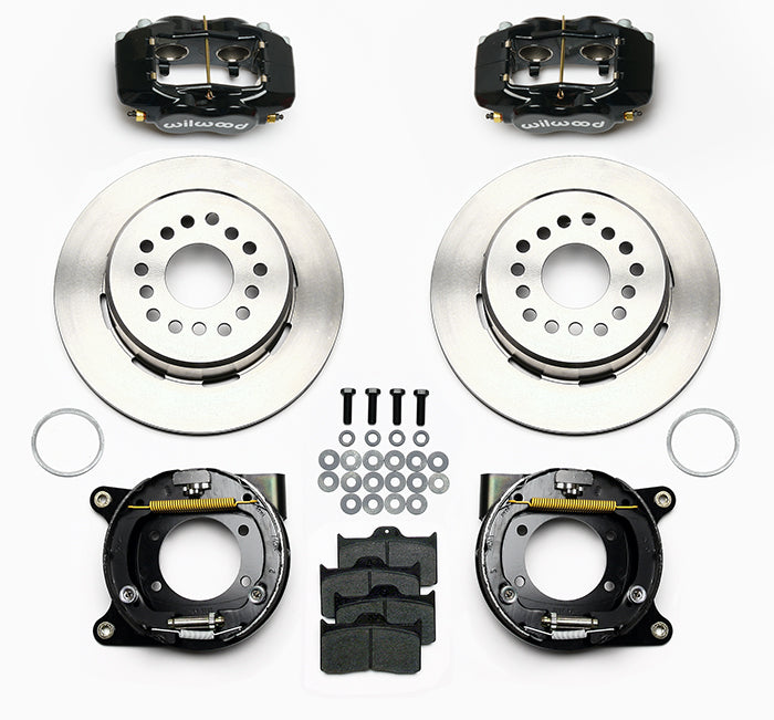 Wilwood - 10/12 Bolt - 2.75 - 2.81 Offset - Forged Dynalite Rear Parking Brake Kit - 12.19 Inch - Rear Caliper Mounting