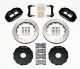 Wilwood - 1964–1981 A/F/X-Body, 1963–1982 Corvette, 1964–1970 Mustang | Ridetech, Art Morrison, Detroit Speed - Forged Narrow Superlite 6R Big Brake Front Brake Kit (Hat) - 13.06 Inch
