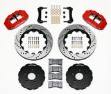 Wilwood - 1964–1981 A/F/X-Body, 1963–1982 Corvette, 1964–1970 Mustang | Ridetech, Art Morrison, Detroit Speed - Forged Narrow Superlite 6R Big Brake Front Brake Kit (Hat) - 14 inch