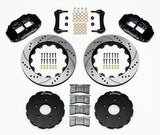 Wilwood - 1964–1981 A/F/X-Body, 1963–1982 Corvette, 1964–1970 Mustang | Ridetech, Art Morrison, Detroit Speed - Forged Narrow Superlite 6R Big Brake Front Brake Kit (Hat) - 14 inch