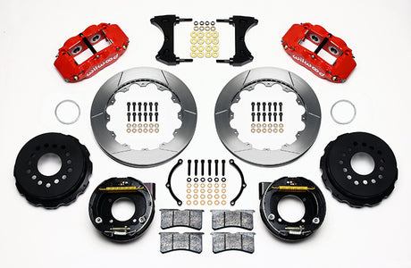 Wilwood - 10/12 Bolt - 2.81 Offset - Forged Narrow Superlite 4R Big Brake Rear Parking Brake Kit - 12.88 Inch - Rear Caliper Mounting
