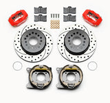Wilwood - 10/12 Bolt - 2.75 - 2.81 Offset -  Forged Dynalite Rear Parking Brake Kit - 12.19 Inch - Staggered Caliper Mounting
