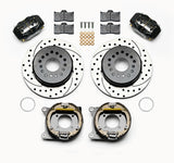 Wilwood - 10/12 Bolt - 2.75 - 2.81 Offset -  Forged Dynalite Rear Parking Brake Kit - 12.19 Inch - Staggered Caliper Mounting