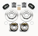 Wilwood - 10/12 Bolt - 2.75 - 2.81 Offset -  Forged Dynalite Rear Parking Brake Kit - 12.19 Inch - Staggered Caliper Mounting