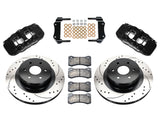 Wilwood - Kit de frenos traseros grandes AERO4 para Chevy/GMC Silverado 1500 1999-2018 - Rotores de 14,25 pulgadas