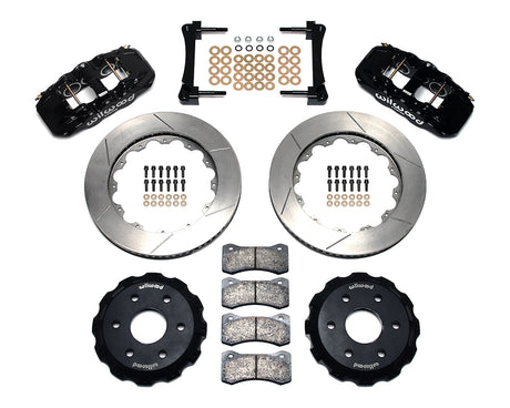 Wilwood - Kit de frenos delanteros grandes AERO6 para Chevy/GMC Silverado 1500 1999-2018 - Rotores de 14,25 pulgadas