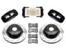 Wilwood - Kit de freno trasero grande AERO4 para Chevy/GMC Silverado 1500 2001-2007 (pinza trasera OE de 2 pistones) - Rotores de 14,25 pulgadas