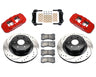 Wilwood - Kit de freno trasero grande AERO4 para Chevy/GMC Silverado 1500 2001-2007 (pinza trasera OE de 2 pistones) - Rotores de 14,25 pulgadas