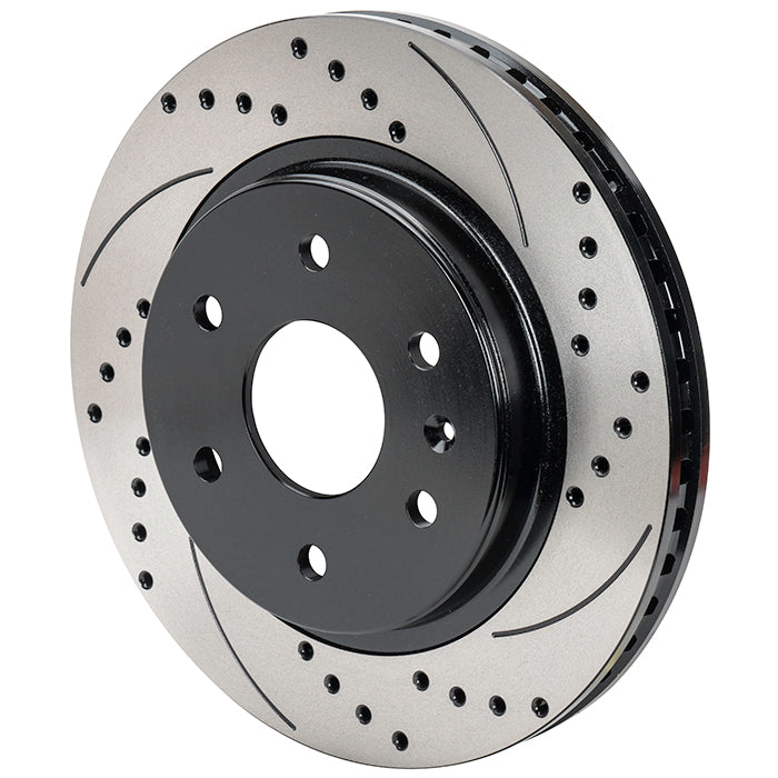 Wilwood - Kit de frenos delanteros grandes AERO6-DM para Chevy/GMC Silverado 1500 1999-2018 - Rotores de 13,36 pulgadas