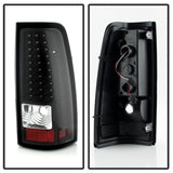 Luces traseras LED Spyder Xtune 99-02 Chevy Silverado 1500 | 99-06 GMC Sierra 1500 - Negras (no se adaptan a los laterales)