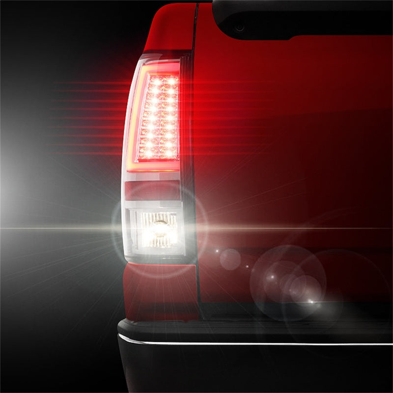 Spyder Chevy Silverado 1500/2500 03-06 Version 2 LED Tail Lights - Chrome (Does Not Fit Stepside)