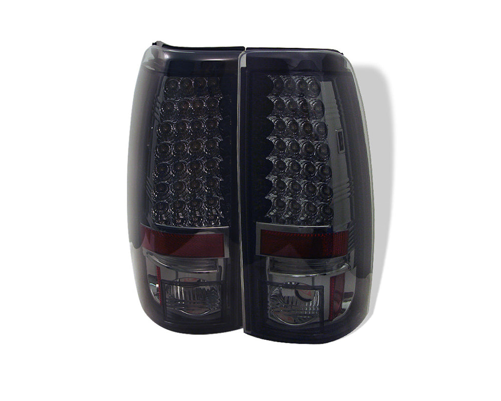 Spyder 99-02 Chevy Silverado 1500 | 99-06 GMC Sierra 1500 LED Tail Lights - Smoke (Does Not Fit Stepside)
