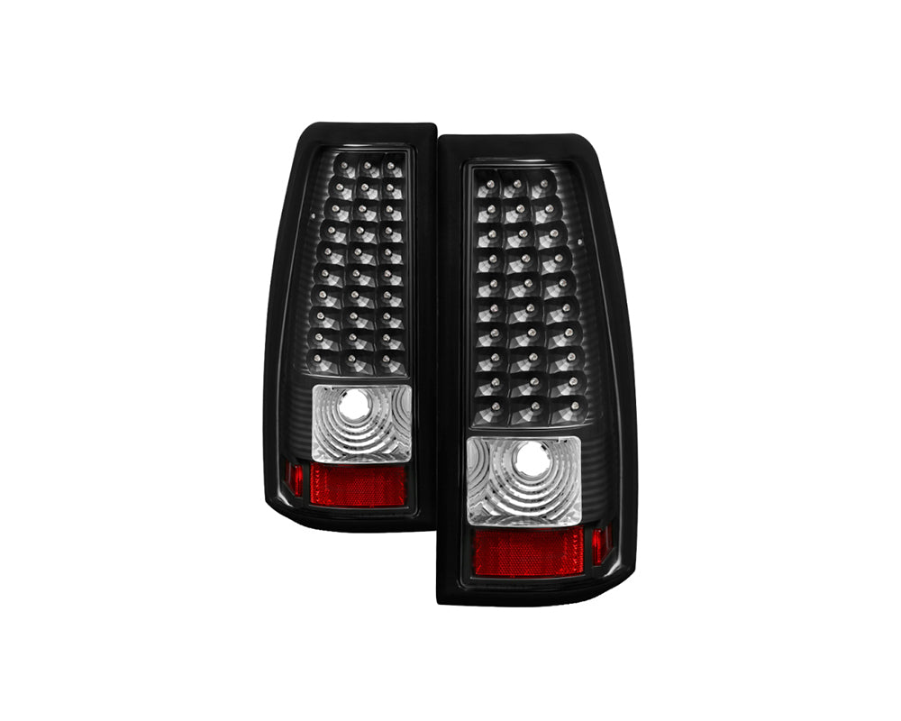 Spyder Xtune 99-02 Chevy Silverado 1500 | 99-06 GMC Sierra 1500 LED Tail Lights - Black (Does Not Fit Stepside)