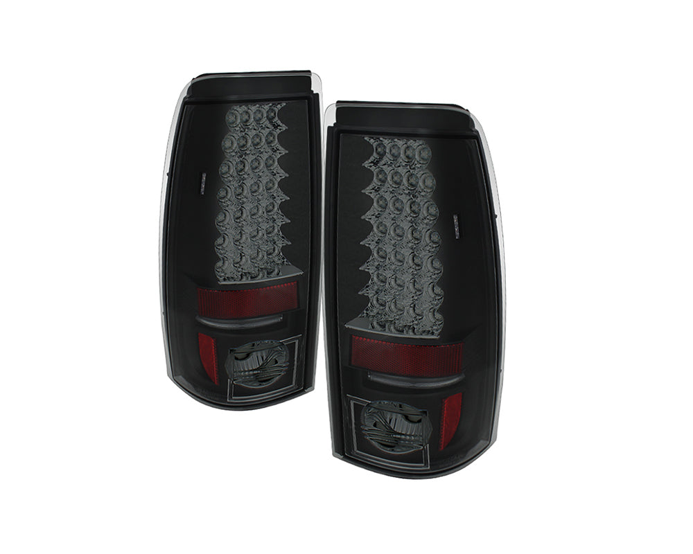 Spyder 99-02 Chevy Silverado 1500 | 99-06 GMC Sierra 1500 LED Tail Lights - Black Smoke (Does Not Fit Stepside)
