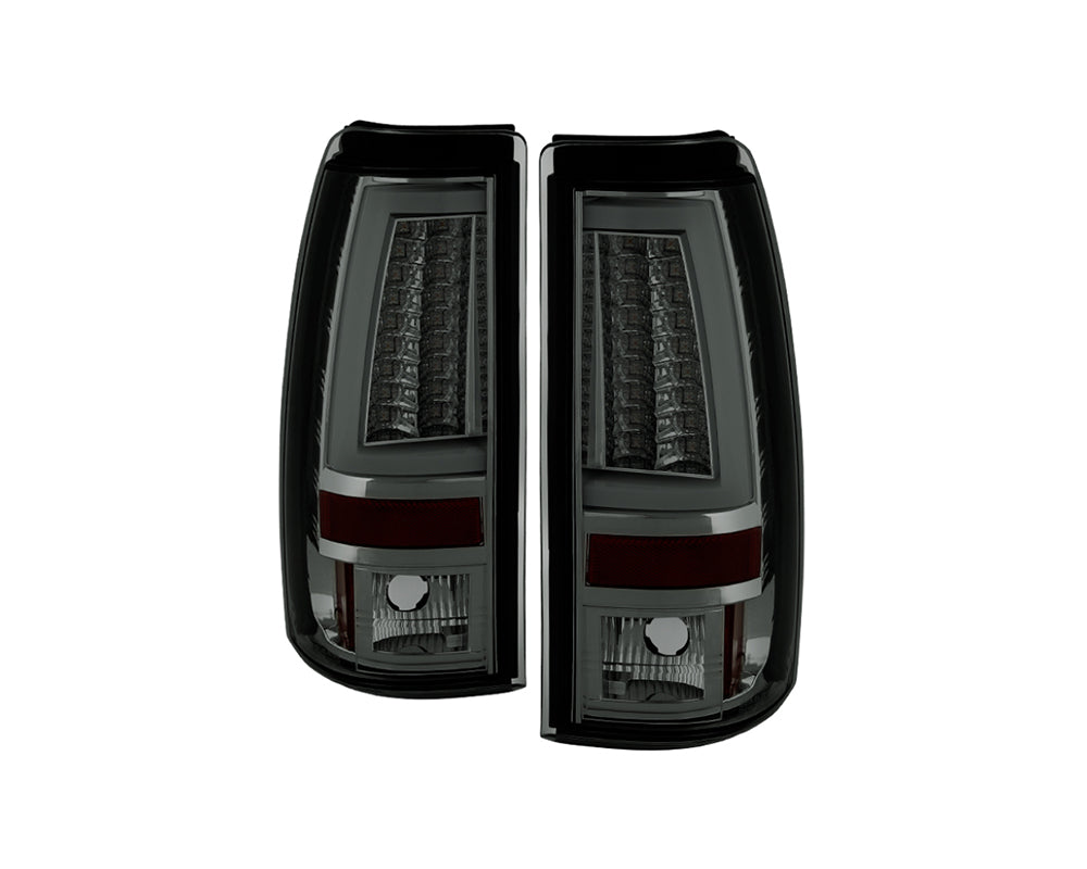 Luces traseras LED Spyder Chevy Silverado 1500/2500 03-06 versión 2 - Ahumadas (no se adaptan a los laterales)