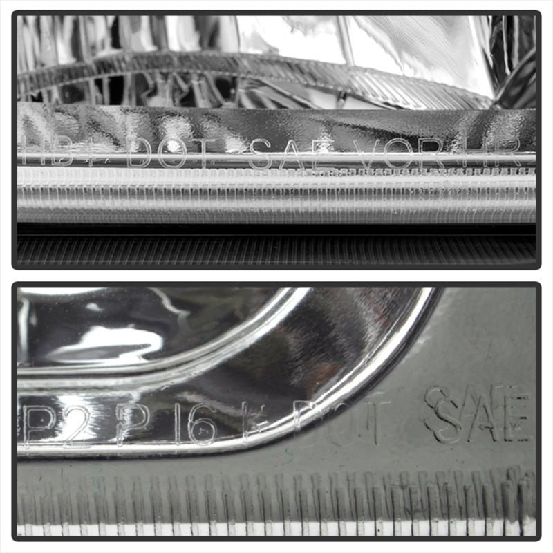 Spyder Xtune Chevy/GMC Silverado/Sierra 1500 03-06 Crystal Headlights w/ Bumper Lights Chrome