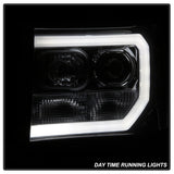 Faros delanteros con proyector LED DRL Spyder 07-13 GMC Sierra 1500 V2 - Ahumado