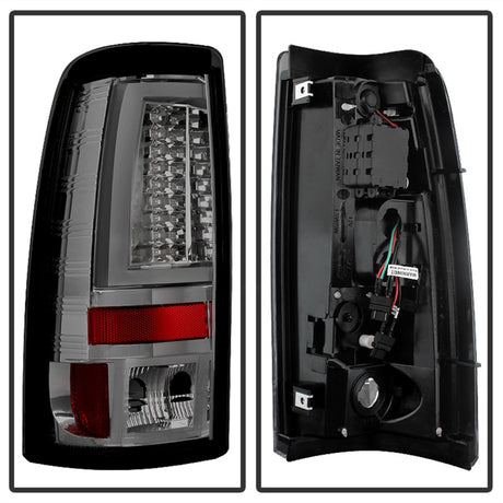 Luces traseras LED Spyder Chevy/GMC Silverado/Sierra 1500/2500 99-06 versión 2 - Ahumadas (no se adaptan a los laterales)