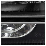 Faros delanteros de cristal Spyder Xtune Chevy/GMC Silverado/Sierra 1500 03-06 con luces de parachoques negras