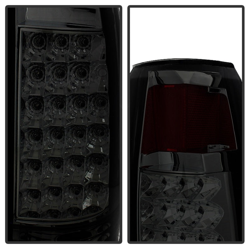 Spyder Xtune 88-98 Chevy/GMC C/K Series 1500/2500 LED Tail Lights w/ Third Brake Light - Black