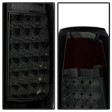 Spyder Xtune 88-98 Chevy/GMC C/K Series 1500/2500 LED Tail Lights w/ Third Brake Light - Black