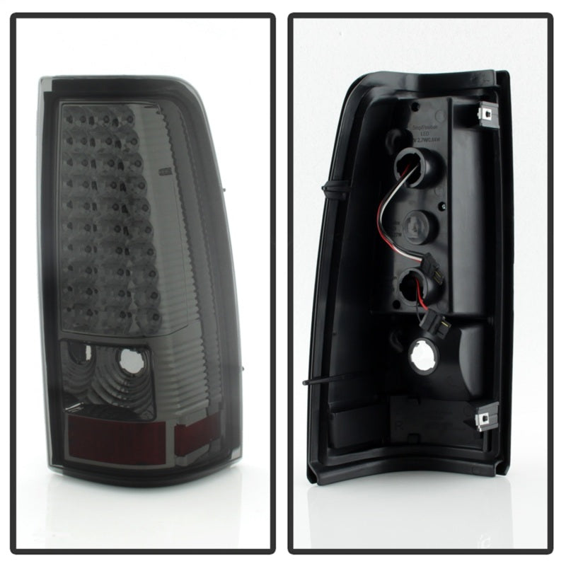Spyder Xtune 99-02 Chevy Silverado 1500 | 99-06 GMC Sierra 1500 LED Tail Lights - Smoke (Does Not Fit Stepside)